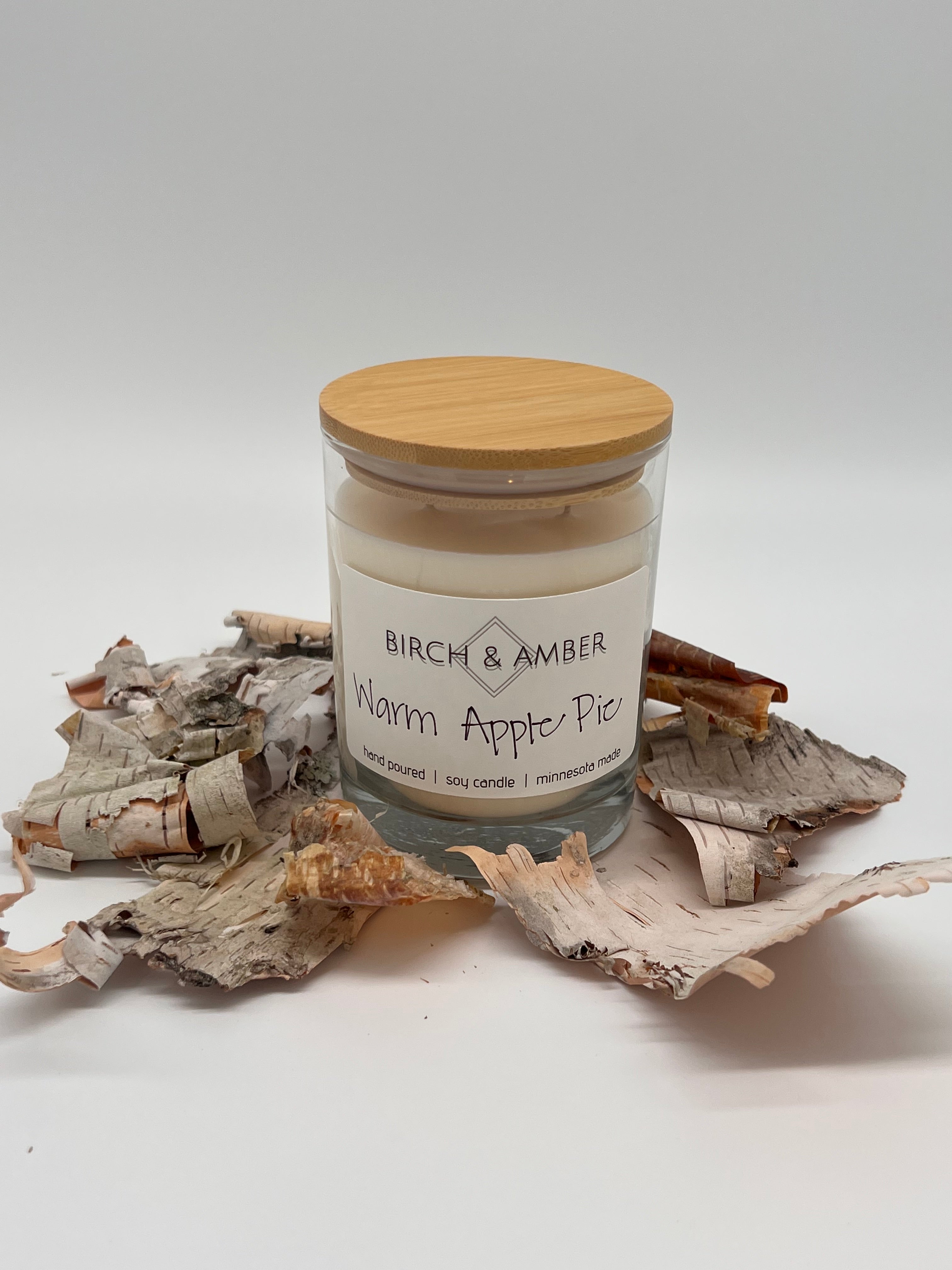 Warm Apple Pie Soy Candle | Handmade Minnesota Candle Company