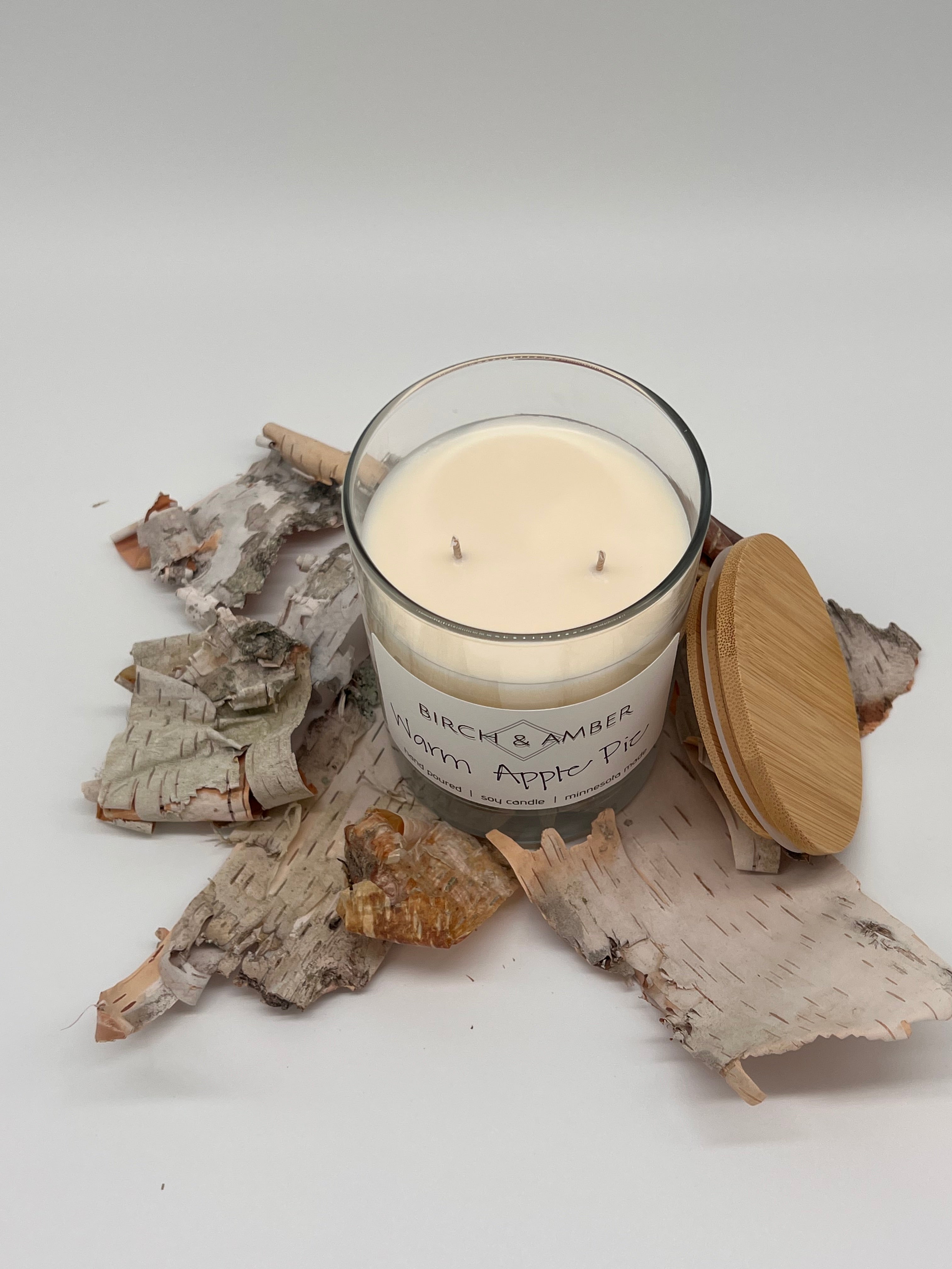 Warm Apple Pie Soy Candle | Handmade Minnesota Candle Company