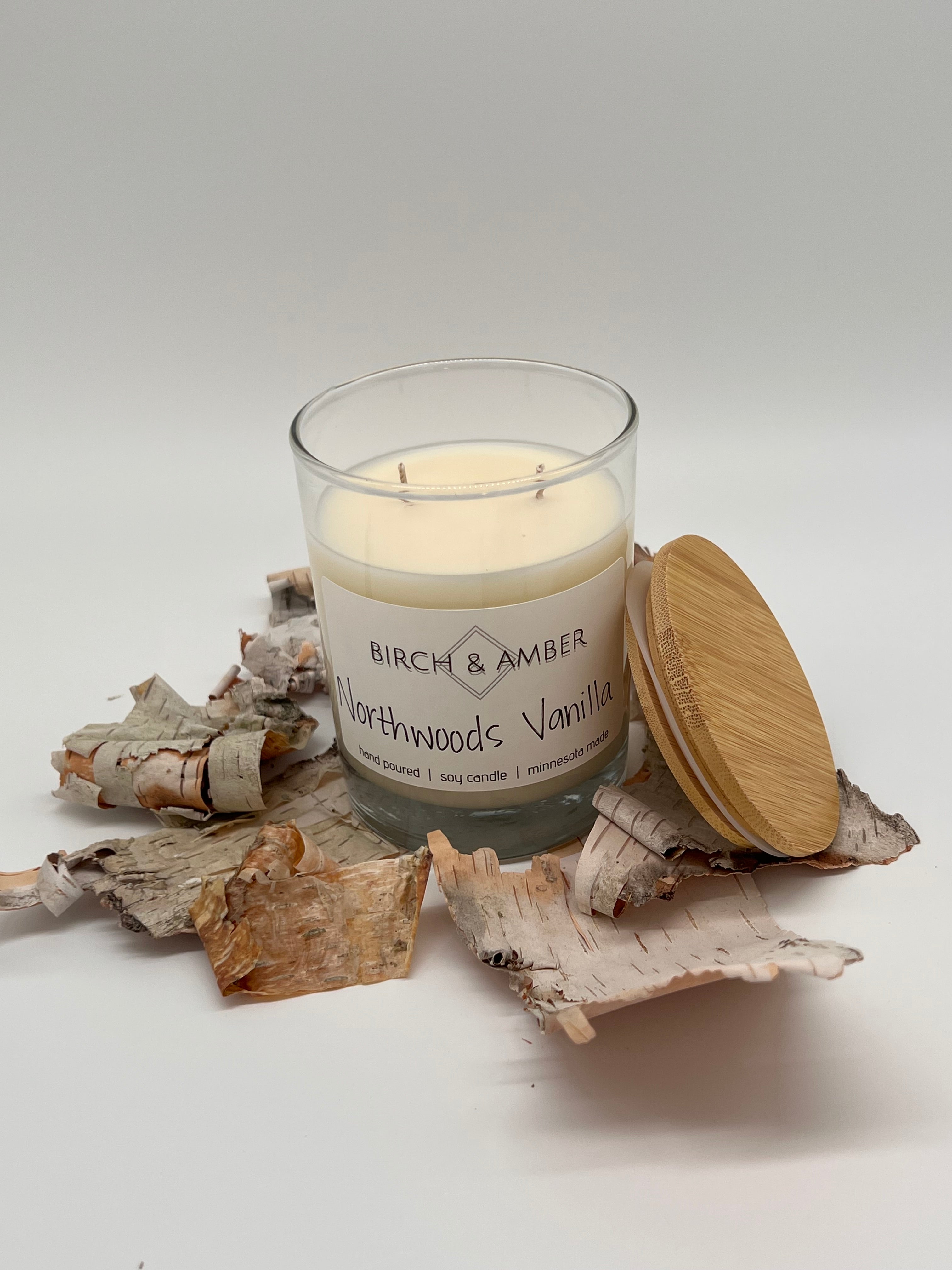 Northwoods Vanilla Soy Candle | Handmade Minnesota Candle Company