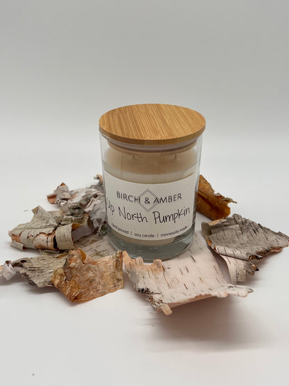 Up North Pumpkin Soy Candle | Handmade Minnesota Candle Company