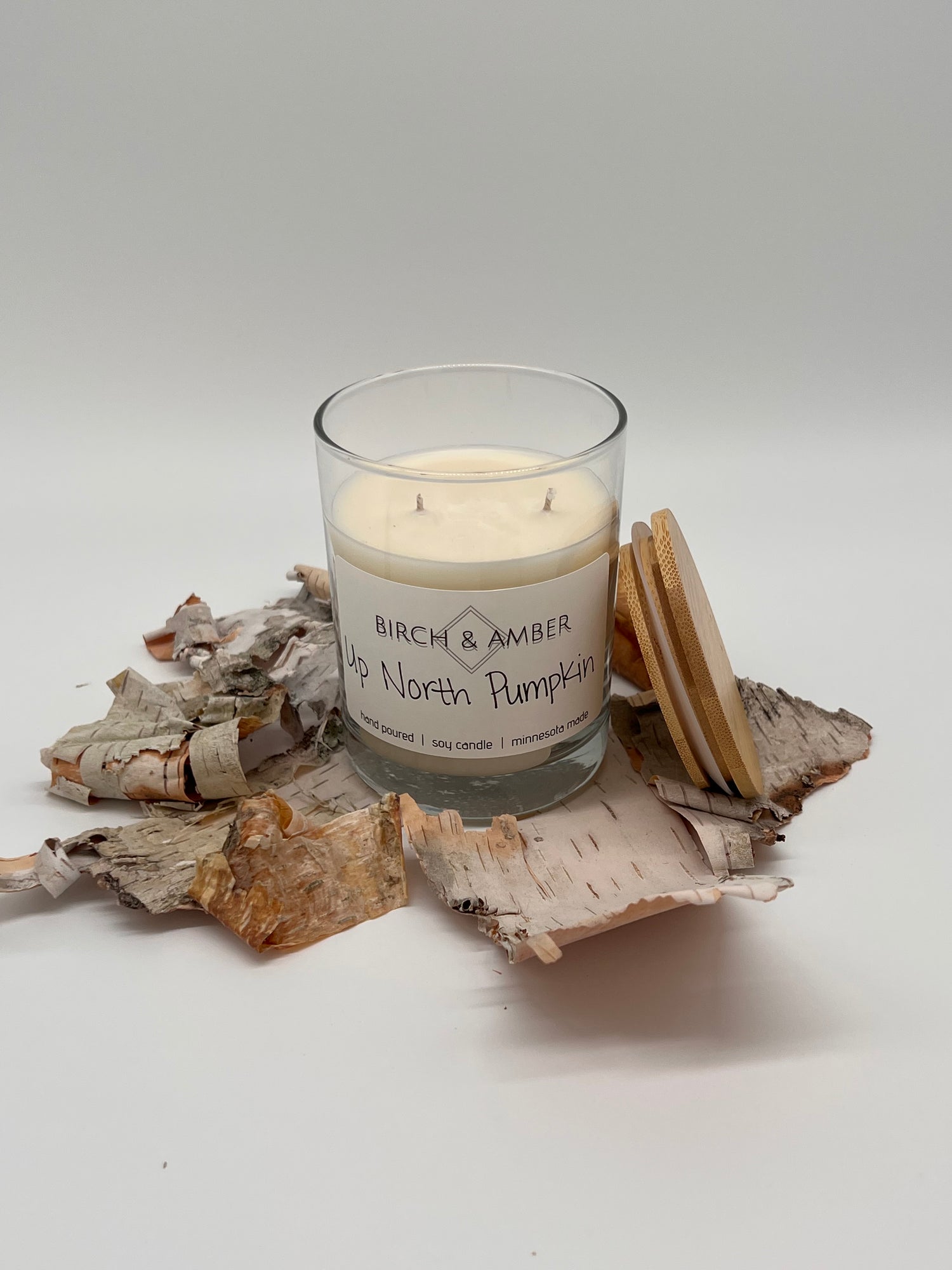 Up North Pumpkin Soy Candle | Handmade Minnesota Candle Company