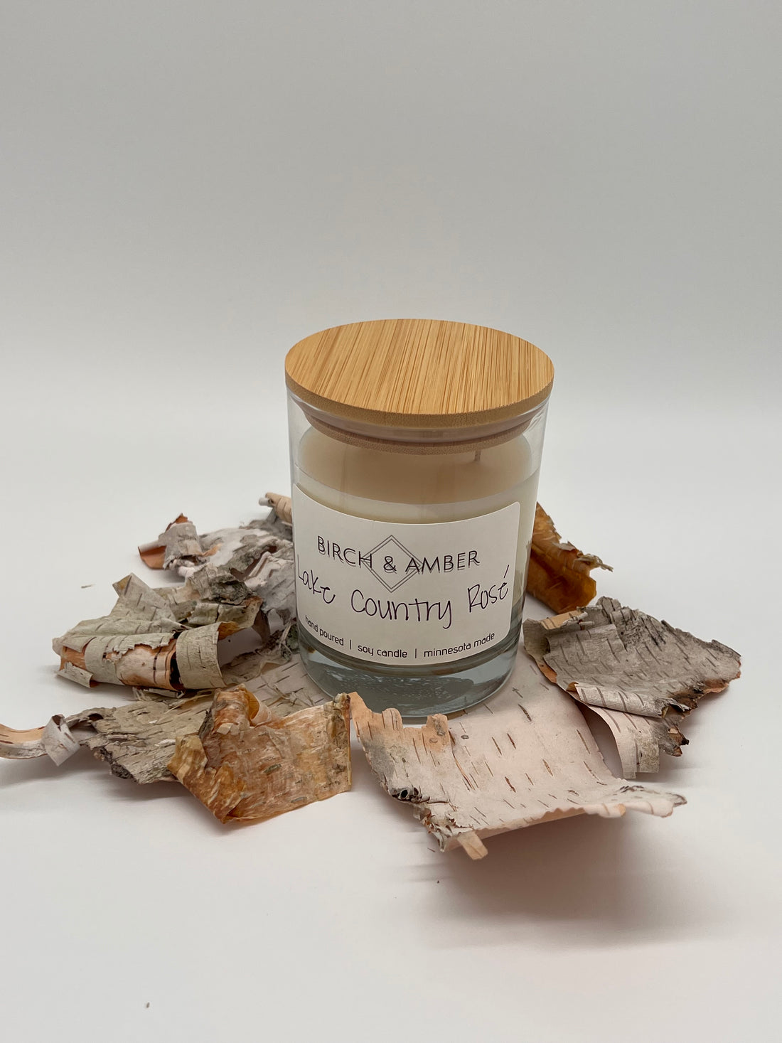 Lake Country Rosé Soy Candle | Handmade Minnesota Candle Company