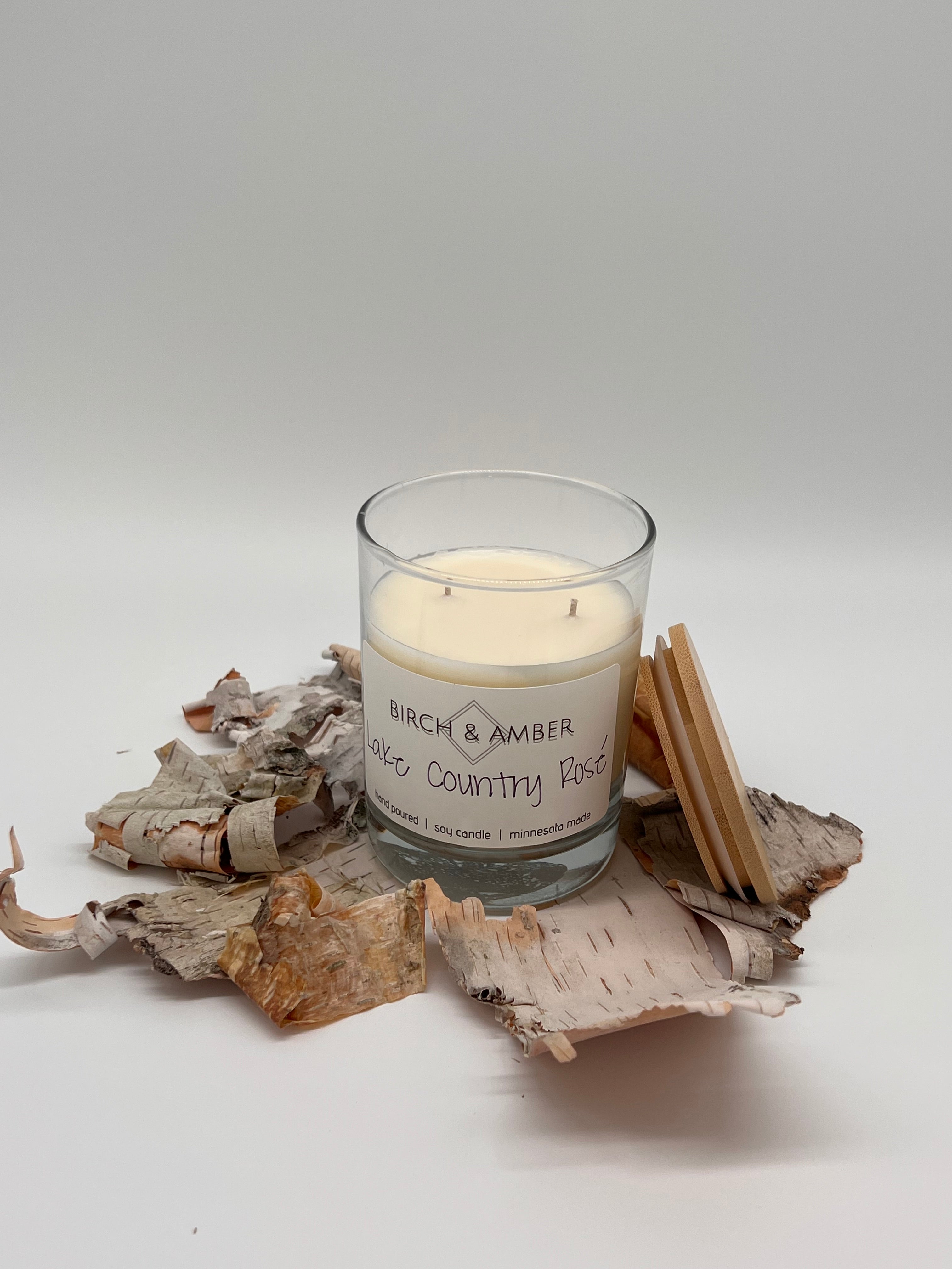 Lake Country Rosé Soy Candle | Handmade Minnesota Candle Company