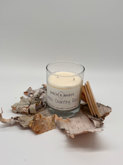 Lake Country Rosé Soy Candle | Handmade Minnesota Candle Company