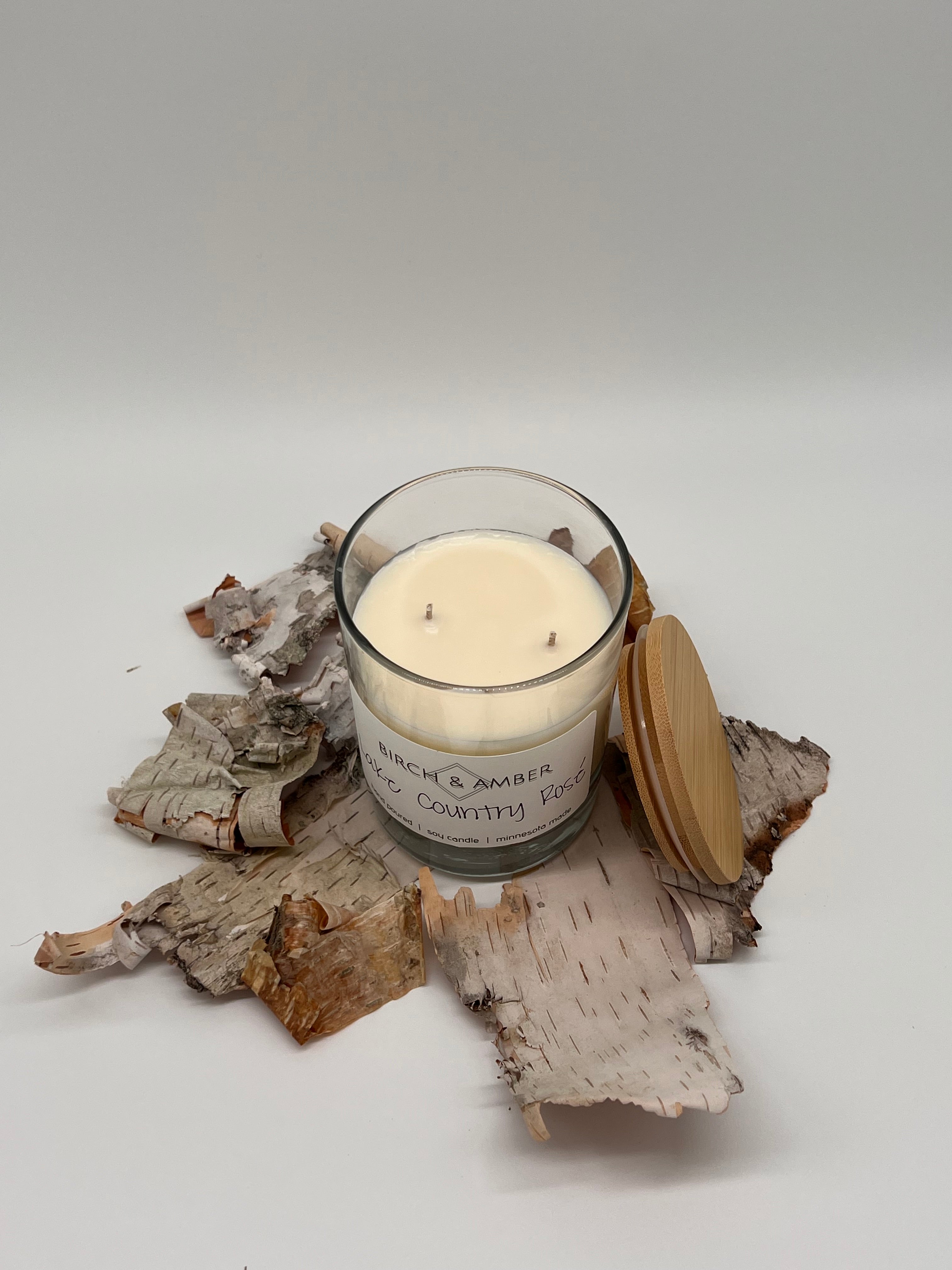 Lake Country Rosé Soy Candle | Handmade Minnesota Candle Company