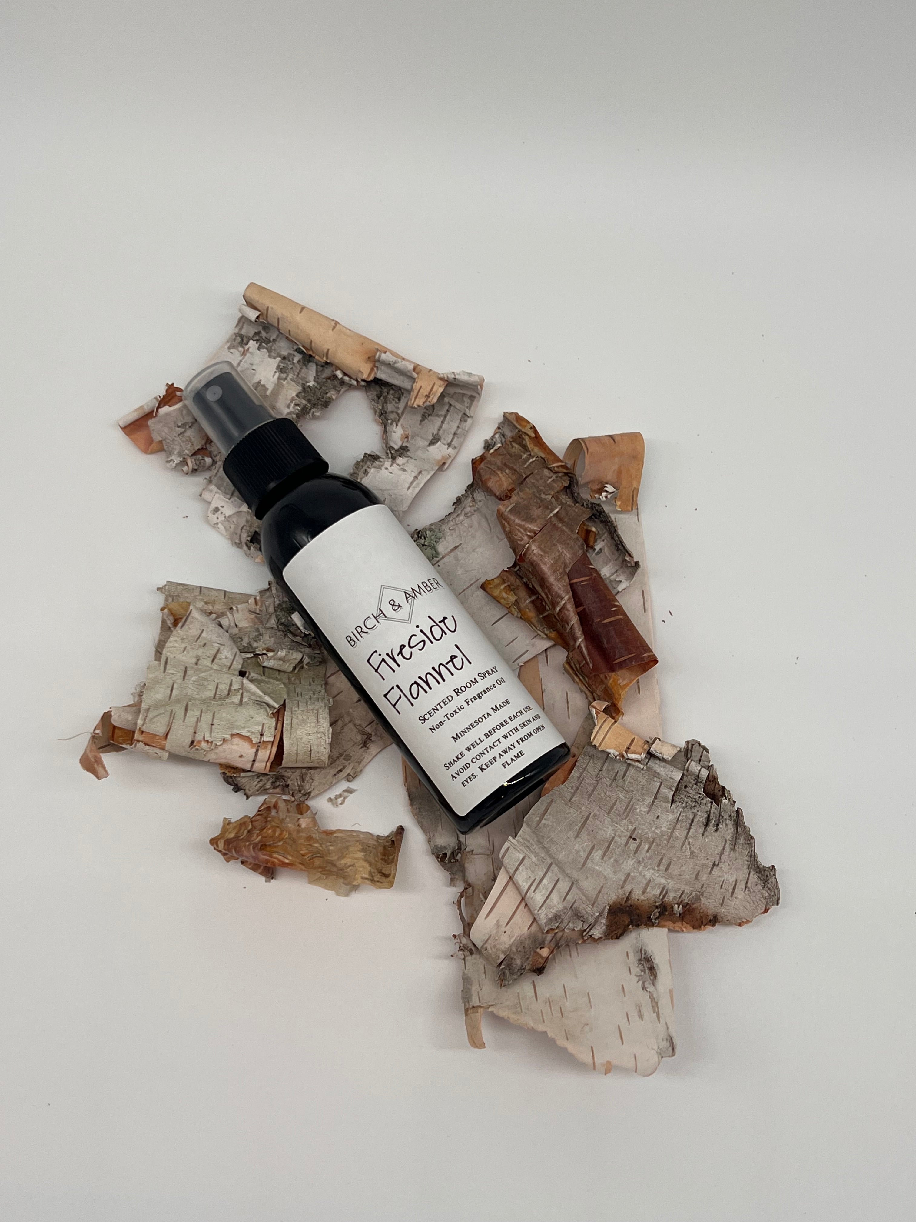 Fireside Flannel All-Natural Room Spray | Handmade Minnesota Candle Company